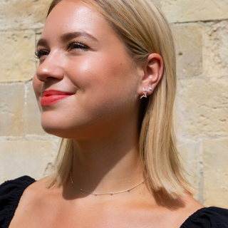 Star Huggie Stud Earrings - Tomm Jewellery