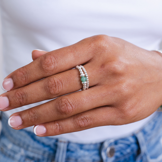 Touch of Aventurine Stacking Ring