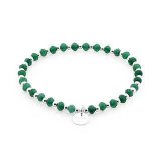 Dream Emerald Green Agate Crystal Bracelet