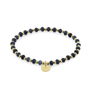Dream Midnight Blue Agate Crystal Bracelet