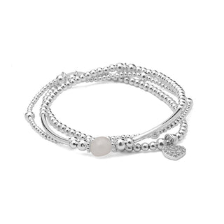 Touch of Quartz Bracelet Stack