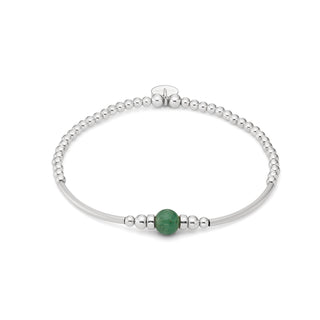 Touch of Aventurine Beaded Bracelet