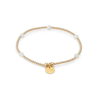 Mother of Pearl Aria Beaded Bracelet