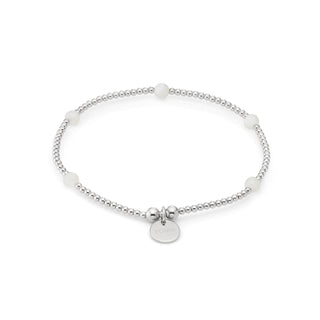 Mother of Pearl Aria Beaded Bracelet