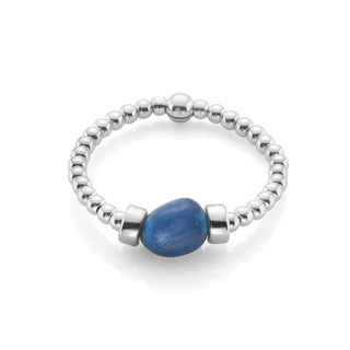 Kyanite Beaded Ring