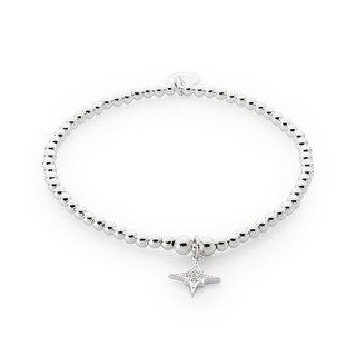Beaded Crystal Shooting Star Bracelet