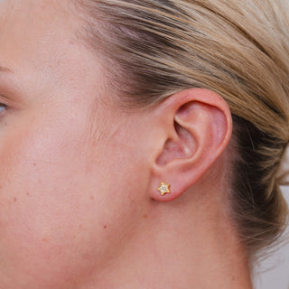 Crystal Star Stud Earrings