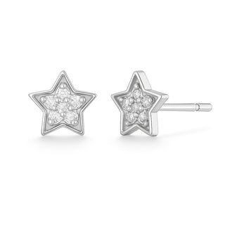 Crystal Star Stud Earrings