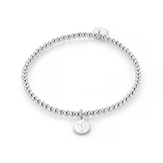 Hand Drawn Personalised Heart Bracelet