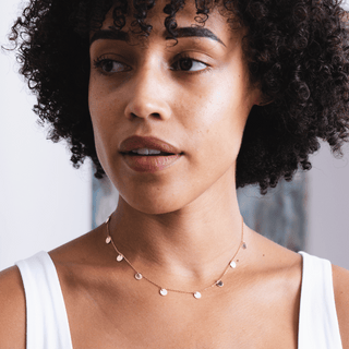 Let's Dance Multi Disc Pendant Necklace - Tomm Jewellery
