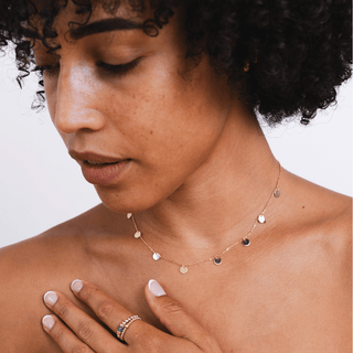 Let's Dance Multi Disc Pendant Necklace - Tomm Jewellery