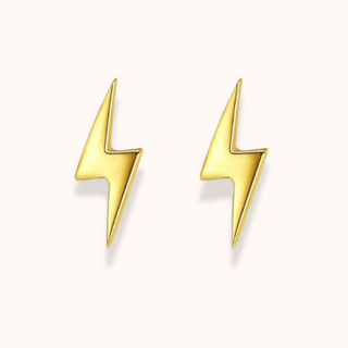 Lightning Stud Earrings - Tomm Jewellery
