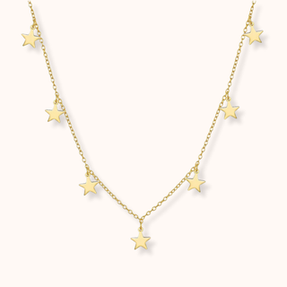 Multi Star Charm Necklace - Tomm Jewellery