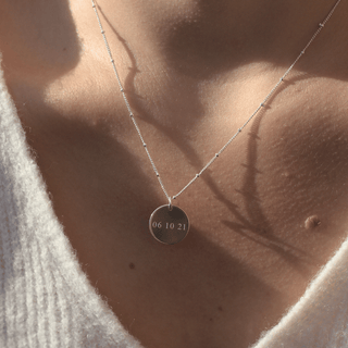 Personalised Date Pendant Necklace
