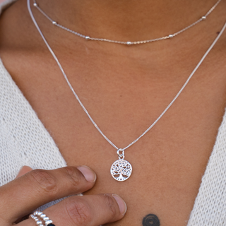 Family Tree of Life Pendant Charm Necklace - Tomm Jewellery