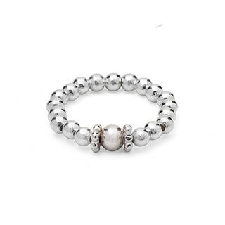 Touch of Silver Beaded Ring