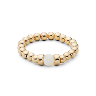 Touch of Pearl Stacking Ring