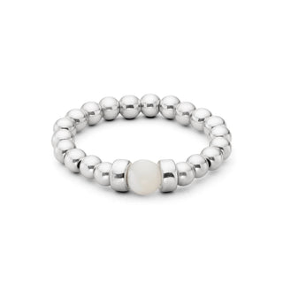 Touch of Pearl Stacking Ring