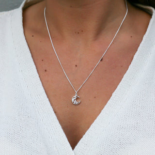 Crystal Moon Phase Necklace - Tomm Jewellery