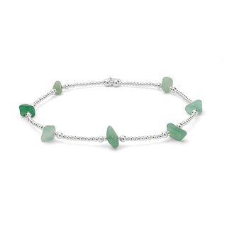 Boho Green Aventurine Anklet