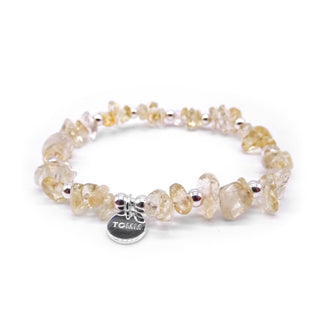 Citrine gemstone bracelet