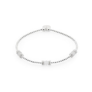 White Agate Inner Strength Bracelet - Tomm Jewellery