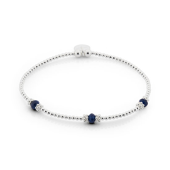 Midnight Blue Agate Inner Strength Bracelet