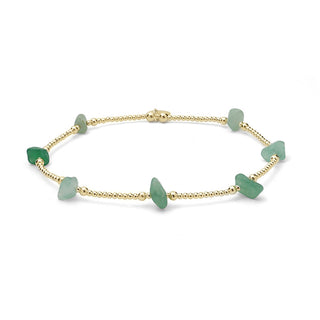 Boho Green Aventurine Anklet