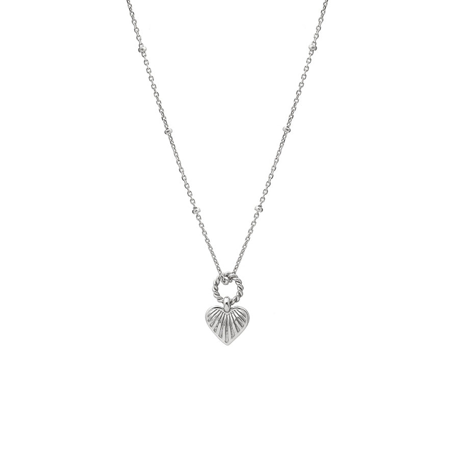 Dainty Heart Satellite Chain Necklace