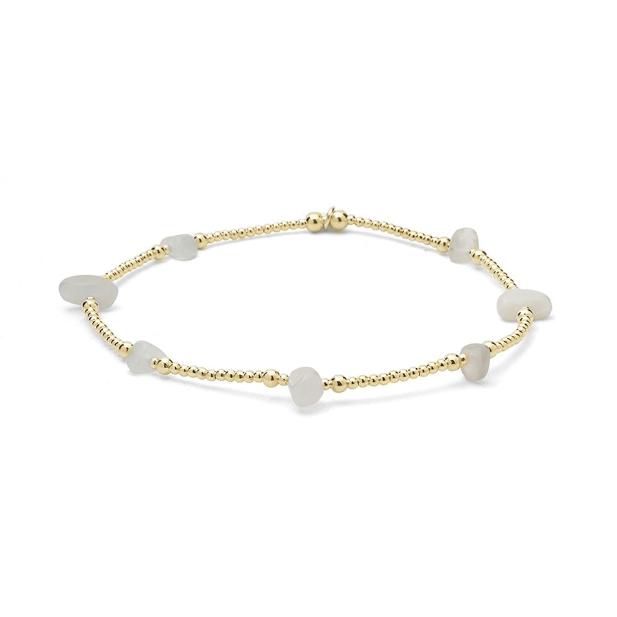 Boho Moonstone Anklet Gemstone Jewellery Tomm Jewellery UK