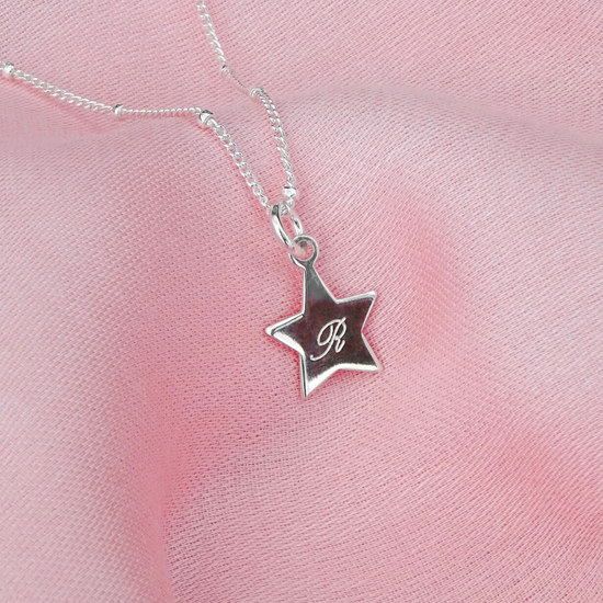 Star 2025 initial necklace