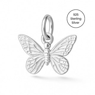 Butterfly Charm – Sterling Silver Charm Bar Jewellery for Charm Bracelets & Necklaces
