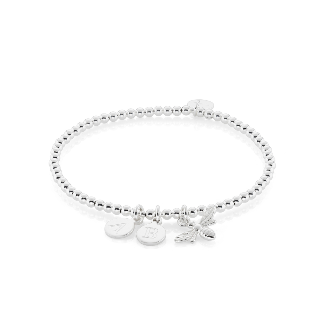 Personalised initial 2025 charm bracelet