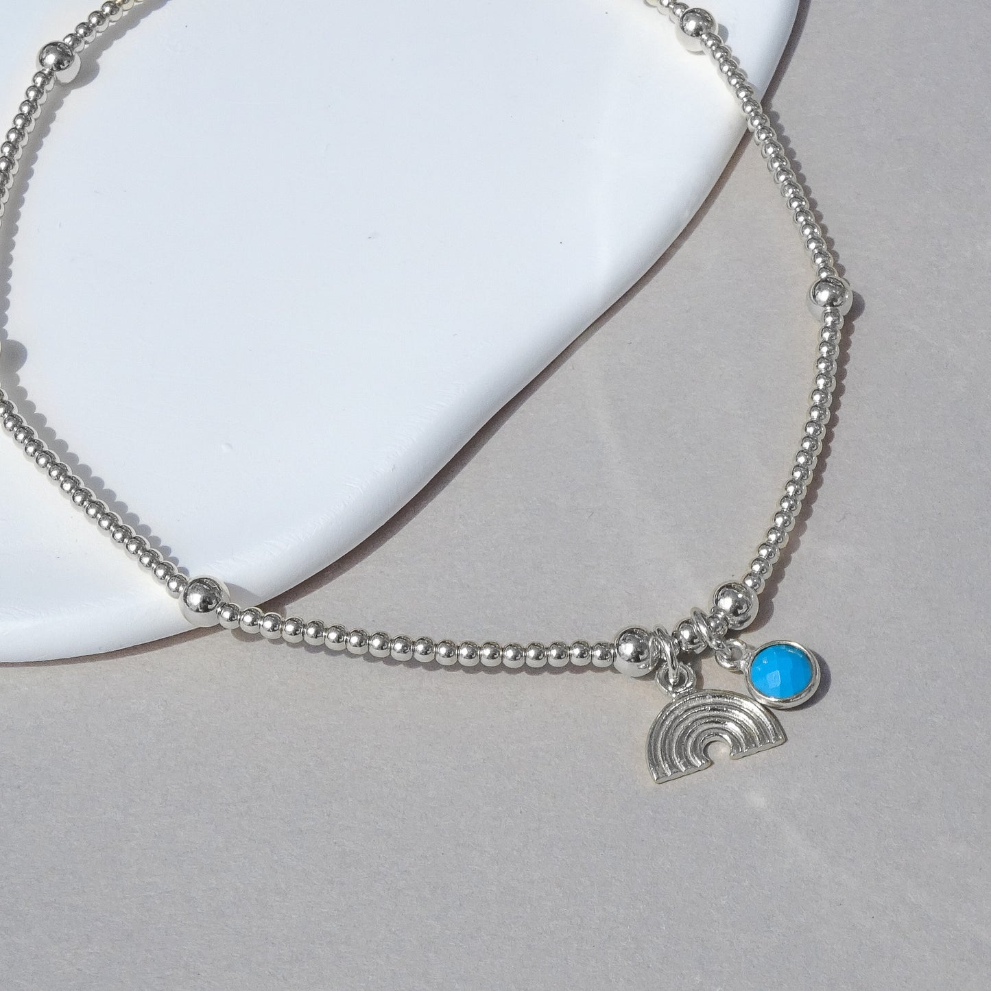 Load image into Gallery viewer, Miracle Rainbow Charm Charity Anklet/Bracelet
