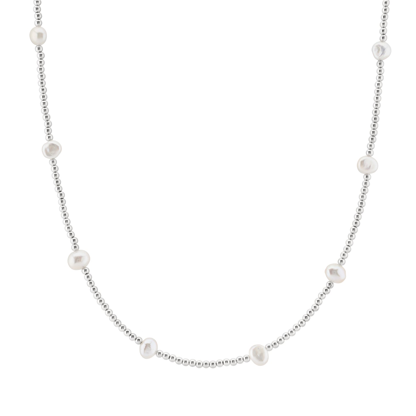 Load image into Gallery viewer, Dainty Beaded Freshwater Pearl Necklace &amp;amp; Earrings Bridal Jewellery Set
