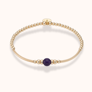 Touch of Amethyst Beaded Bracelet