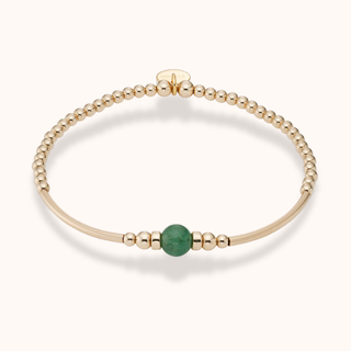 Touch of Aventurine Beaded Bracelet