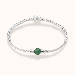 Touch of Aventurine Beaded Bracelet