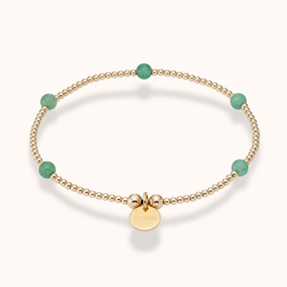 Aventurine Aria Beaded Bracelet