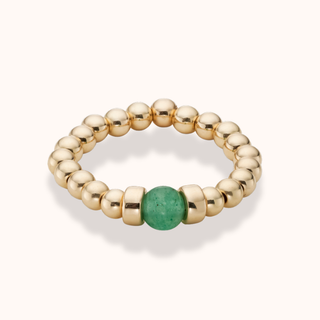 Touch of Aventurine Stacking Ring