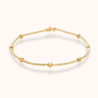 Aria Dainty Beaded Anklet