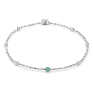 Touch of Aventurine Beaded Anklet