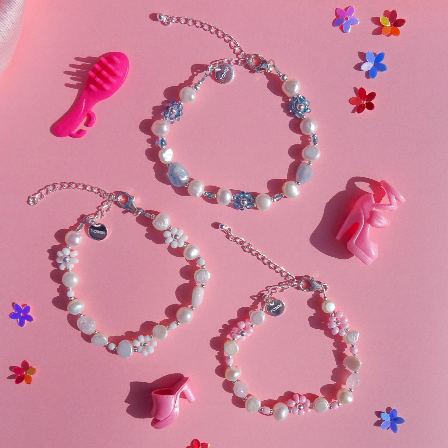Load image into Gallery viewer, Aquamarine Barbie Inspired Dream Bracelet
