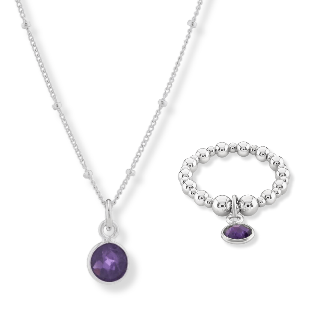 Amethyst Ball Pendant Necklace, Silver Plated Amethyst Pendant, February Birthstone  Necklace, Gemstone Necklace, Valentine Day Gift - Etsy | February birthstone  necklace, Amethyst pendant, Ball pendant