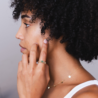 Touch of Aventurine Stacking Ring