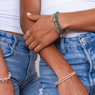 Aventurine Bracelet Stack of Three