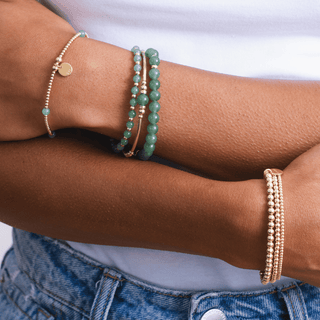 Touch of Aventurine Beaded Bracelet