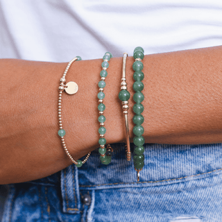 Aventurine Chunky Beaded Bracelet