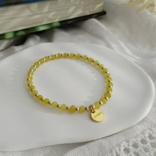 Dream Bracelet - Yellow Gemstone Beaded Bracelet