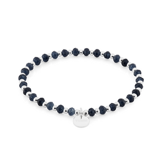 Dream Midnight Blue Agate Crystal Bracelet
